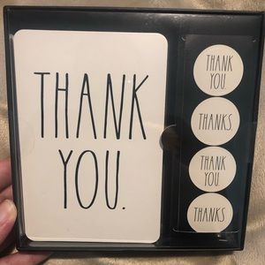 RAE DUNN Note Card Set